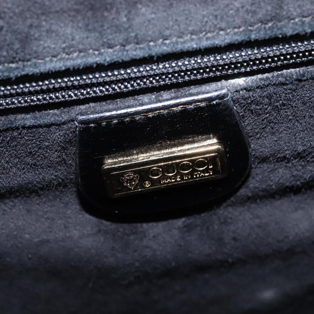 Authentic Gucci Interlocking Shoulder Bag Leather… - image 8